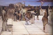 Alma-Tadema, Sir Lawrence A Dedication to Bacchus (mk23) oil painting on canvas